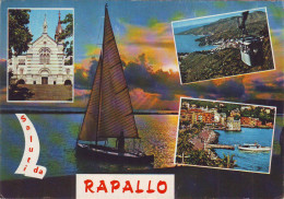 Rapallo(genova) - Vedutine - Viaggiata - Genova (Genua)