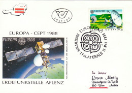 AUSTRIA POSTAL HISTORY / ASTRONOMY, 13.05.1988 - FDC