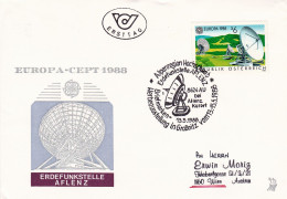 AUSTRIA POSTAL HISTORY / ASTRONOMY, 13.05.1988 - FDC