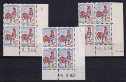 D 790 / LOT  N° 1331 COQ DE DECARIS 8EME TIRAGE COIN DATE DU 02/04/19/03/64 NEUF** - Colecciones Completas