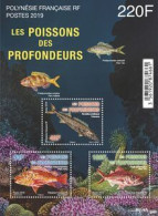 POLYNESIE - Poissons D'eau Profonde De Polynésie Française - Blocks & Kleinbögen