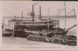 JAMES LEE  MISSISSIPPI RIVIER PACKET MENPHIS TENN .   CARTE PHOTO    ZIE AFBEELDINGEN - Andere & Zonder Classificatie