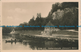 R015706 Halle A. S. Saalepromenade. Lehmanns Felsen. Hermann. RP - Mondo