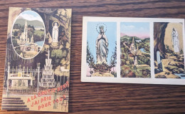 Lot De 2 Cartes Postales Colorisées Lourdes - Zonder Classificatie