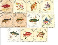 BY37 - IMAGES AUTOCOLLANTES PETITS VAUDOIS - POISSONS - Altri & Non Classificati