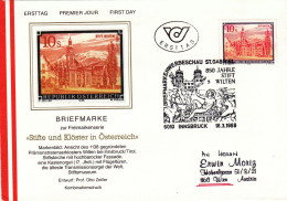 AUSTRIA POSTAL HISTORY / ST. GABRIEL, 18.03.1988 - FDC