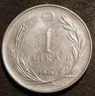 TURQUIE - TURKEY - 1 LIRA 1974 - KM 889a.2 - ( 7 Gr. ) - Turkey