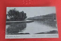 Pavia Borgo Calvenzano Lungo Naviglio 1909 - Pavia