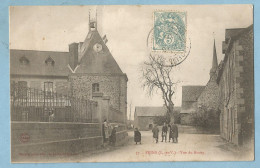 A138 CPA   FEINS  (Ille Et Vilaine)  Vue Du Bourg  -  Animée   +++ - Sonstige & Ohne Zuordnung