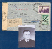 Letter From GRAF SPEE Marine (Karl GUTWASSER), Argentina-Kiel (Germany), 1943  SEE DESCRIPTION  (038) - Brieven En Documenten