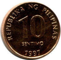 10 CENTIMO 1997 PHILIPPINES UNC Coin #M10006.U.A - Filipinas