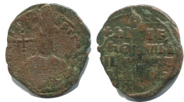 JESUS CHRIST ANONYMOUS FOLLIS Ancient BYZANTINE Coin 5g/28mm #AB317.9.U.A - Byzantine