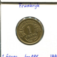 1 FRANC 1940 FRANKREICH FRANCE Französisch Münze #AM279.D.A - 1 Franc