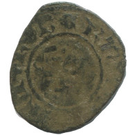 CRUSADER CROSS Authentic Original MEDIEVAL EUROPEAN Coin 2.1g/18mm #AC181.8.E.A - Other - Europe