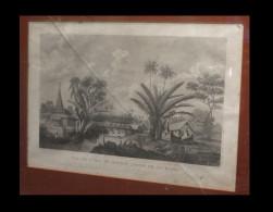 [VOYAGES OCEANIE INDONESIE MOLUQUES] La PEROUSE - Vue De L'île De Bourou [Buru]. Circa 1790. - 1701-1800