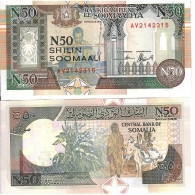 Somalia    50 Silin  1991  UNC - Somalië