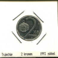 2 KORUN 1993 TCHÉCOSLOVAQUIE CZECHOSLOVAQUIE SLOVAKIA Pièce #AS546.F.A - Czechoslovakia