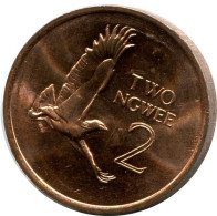 2 NGWEE 1983 ZAMBIA UNC Moneda #M10381.E.A - Sambia