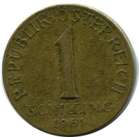 1 SCHILLING 1961 AUSTRIA Moneda #AW802.E.A - Austria