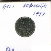 1/2 FRANC 1994 FRANCE Coin French Coin #AN255.U.A - 1/2 Franc
