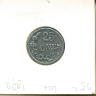 25 CENTIMES 1972 LUXEMBOURG Pièce #AT198.F.A - Lussemburgo