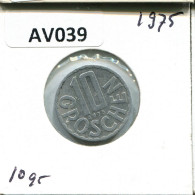 10 GROSCHEN 1975 AUSTRIA Moneda #AV039.E.A - Autriche