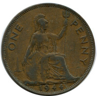 PENNY 1944 UK GBAN BRETAÑA GREAT BRITAIN Moneda #AZ623.E.A - D. 1 Penny