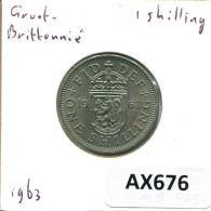 SHILLING 1963 UK GREAT BRITAIN Coin #AX676.U.A - I. 1 Shilling