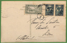 Ad0890 - GREECE - Postal History -  POSTCARD To ITALY 1928 - Briefe U. Dokumente