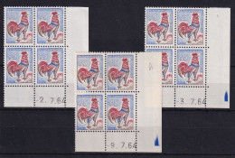 D 790 / LOT  N° 1331 COQ DE DECARIS 10EME TIRAGE COIN DATE DU 02/03/09/07/64 NEUF** - Colecciones Completas