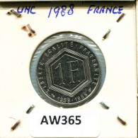 1 FRANC 1988 FRANCIA FRANCE Moneda #AW365.E.A - 1 Franc