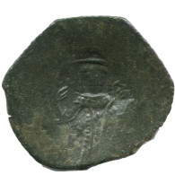 Authentic Original Ancient BYZANTINE EMPIRE Trachy Coin 1.6g/18mm #AG701.4.U.A - Byzantium