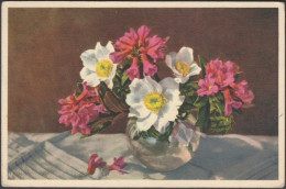 Rhododendron Und Anemone, 1950 - Gyger AK - Bloemen