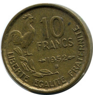 10 FRANCS 1952 FRANCE Pièce #AX877.F.A - 10 Francs