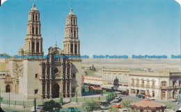 R015842 The Cathedral. Chihuahua. Chih. Mexico. Facing The Plaza De La Constituc - Wereld
