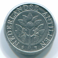 1 CENT 1996 NETHERLANDS ANTILLES Aluminium Colonial Coin #S13155.U.A - Antilles Néerlandaises