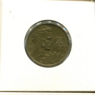 20 DINARA 1955 YUGOSLAVIA Coin #AR660.U.A - Yugoslavia