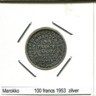 100 FRANCS 1953 MAROC MOROCCO Pièce #AS080.F.A - Morocco