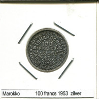 100 FRANCS 1953 MAROC MOROCCO Pièce #AS080.F.A - Maroc