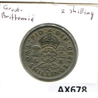 2 SHILLING 1950 UK GBAN BRETAÑA GREAT BRITAIN Moneda #AX678.E.A - J. 1 Florin / 2 Schillings
