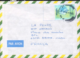 BRESIL SEUL SUR LETTRE POUR LA FRANCE 1995 - Brieven En Documenten