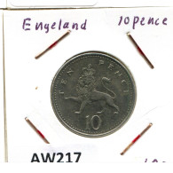 10 PENCE 1997 UK GRANDE-BRETAGNE GREAT BRITAIN Pièce #AW217.F.A - 10 Pence & 10 New Pence