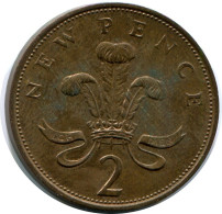 2 NEW PENCE 1979 UK GREAT BRITAIN Coin #AZ049.U.A - 2 Pence & 2 New Pence