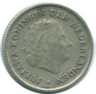 1/10 GULDEN 1963 NIEDERLÄNDISCHE ANTILLEN SILBER Koloniale Münze #NL12496.3.D.A - Antille Olandesi