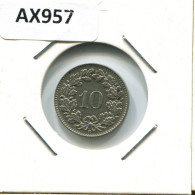 10 RAPPEN 1959 B SWITZERLAND Coin #AX957.3.U.A - Altri & Non Classificati