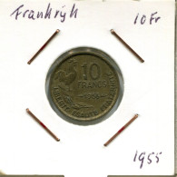 10 FRANCS 1955 FRANCE Coin French Coin #AM659.U.A - 10 Francs