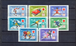 MONGOLIA - MNH - OLYMPIC GAMES SAPPORO 1972. -  MI.NO.667/74 - CV = 4 € - Mongolië