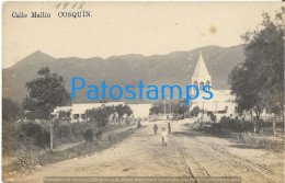 228372 ARGENTINA CORDOBA COSQUIN STREET CALLE MALLIN SPOTTED POSTAL POSTCARD - Argentine