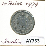 10 PAISE 1979 INDIEN INDIA Münze #AY753.D.A - Inde