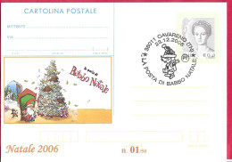 REPIQUAGE - ANNULLO SPECIALE "CAVARENO (TB)*23.12.2006* /LA POSTA DI BABBO NATALE" - Postwaardestukken